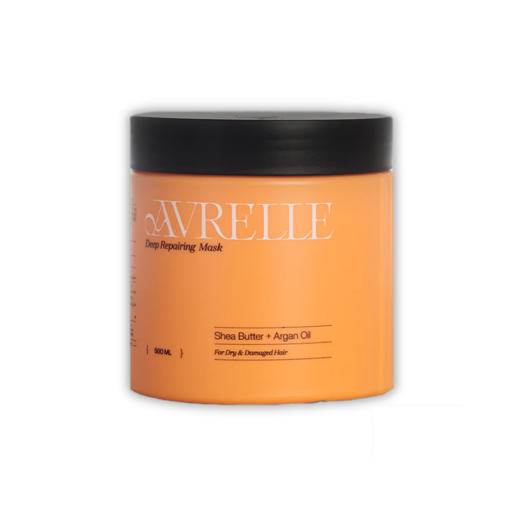 SHEA BUTTER + ARGAN OIL DEEP MOISTURIZING HAIR MASK FOR DRY AND DAMAGED HAIR