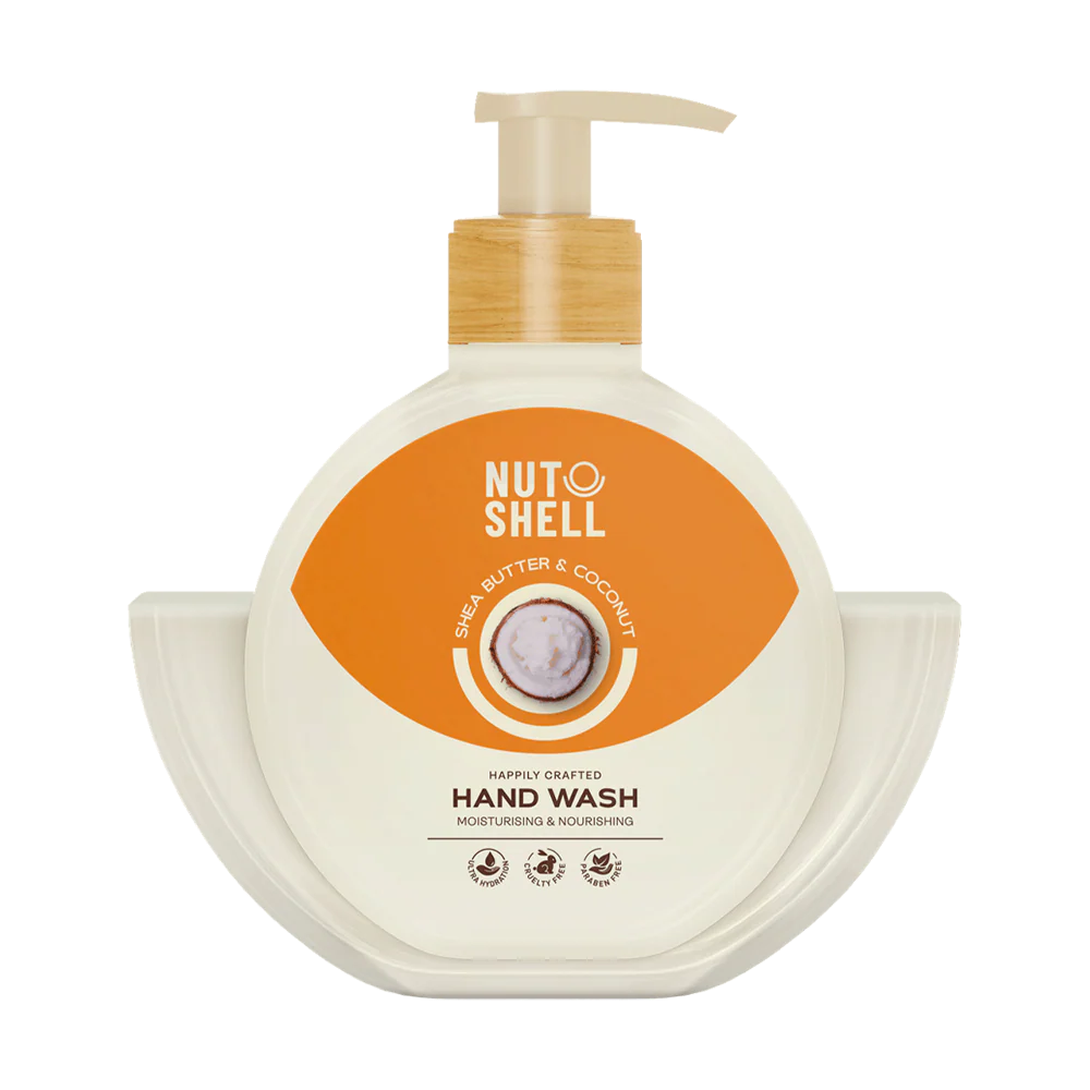غسول اليدين بزبدة الشيا وقشر الجوز وجوز الهند