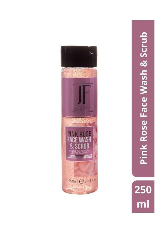 JF John France face wash & scrub pink rose 250 ml