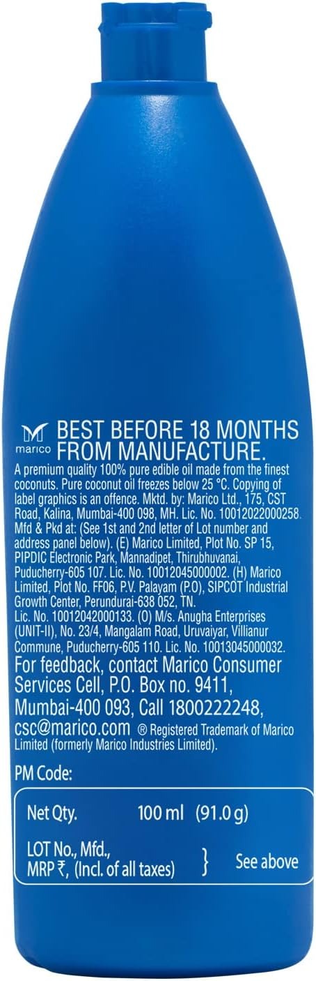 زيت جوز الهند النقي 100% من باراشوت - للعناية الطبيعية بالشعر (100 مل)