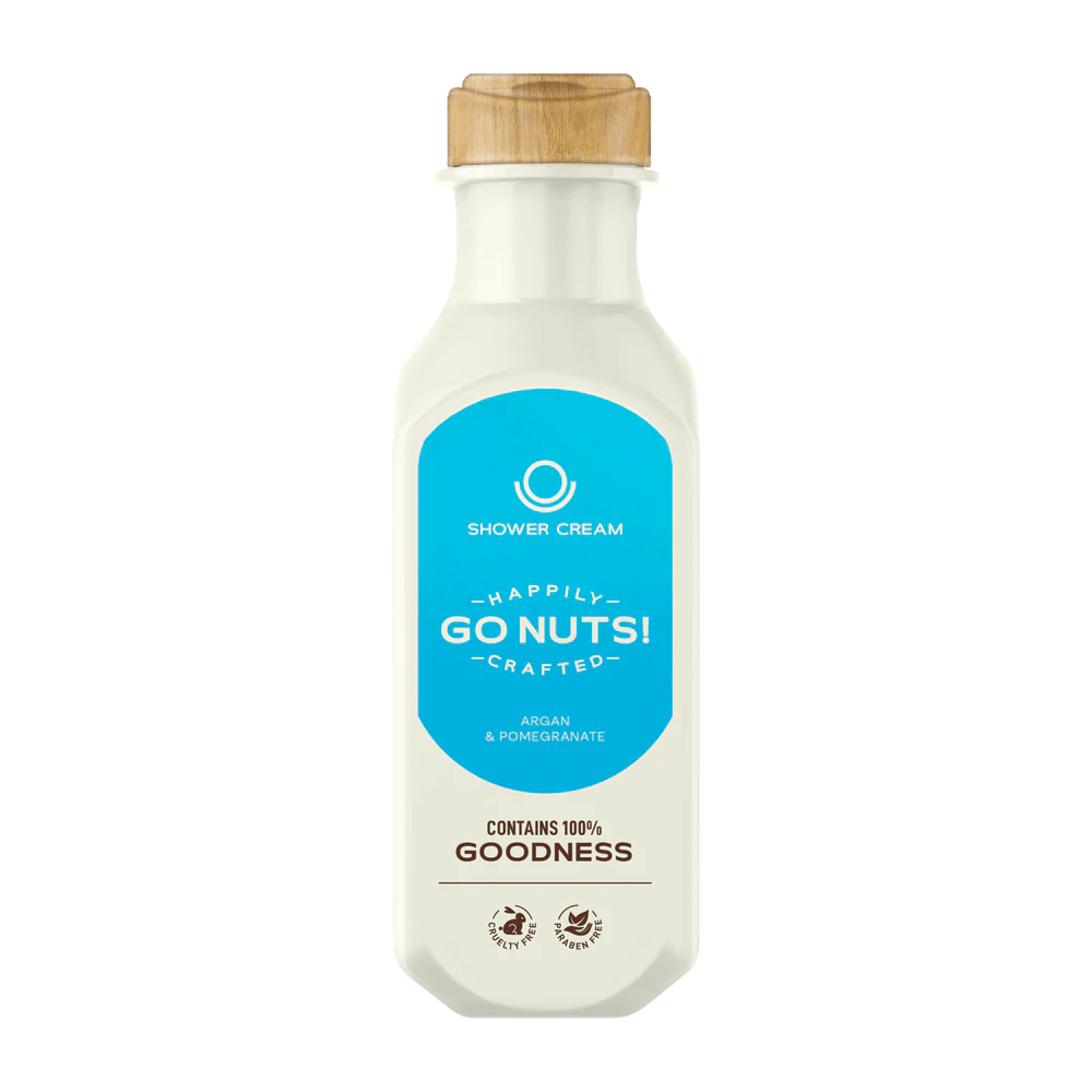 كريم استحمام بقشرة الجوز والأرغان والرمان