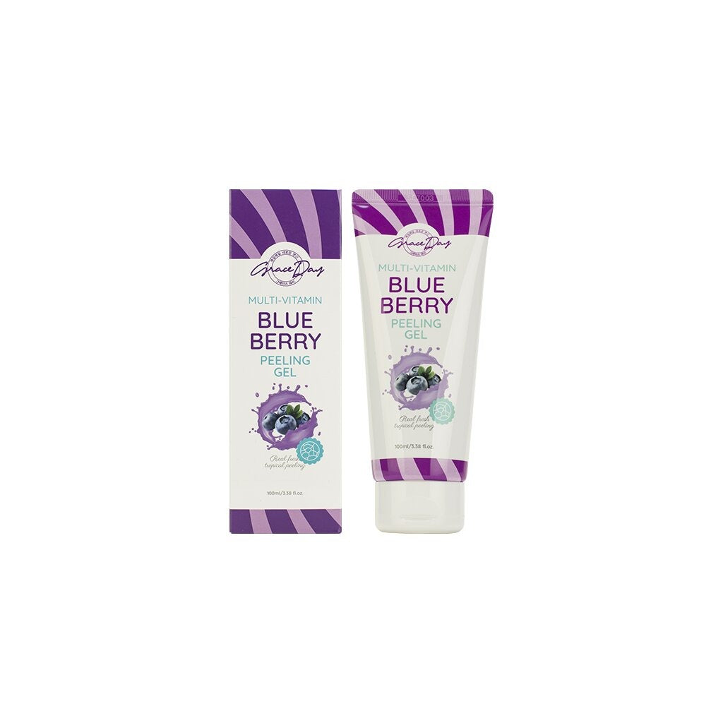 جل تقشير التوت الأزرق متعدد الفيتامينات من GraceDay، 100 مل