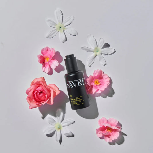 زيت الثوم + زيت الخروع + زيت خشب الأرز من أفريل، مزيج زيت جاف لعلاج تساقط الشعر وتخفيفه