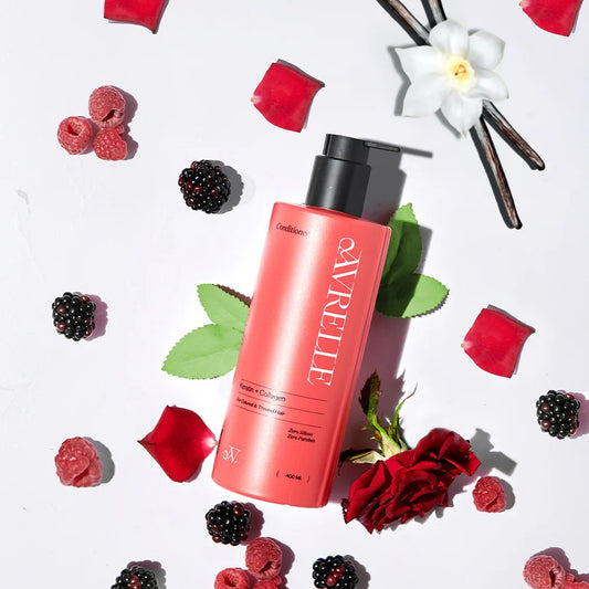 بلسم أڤريل كيراتين + كولاجين مرطب للشعر المصبوغ والمعالج