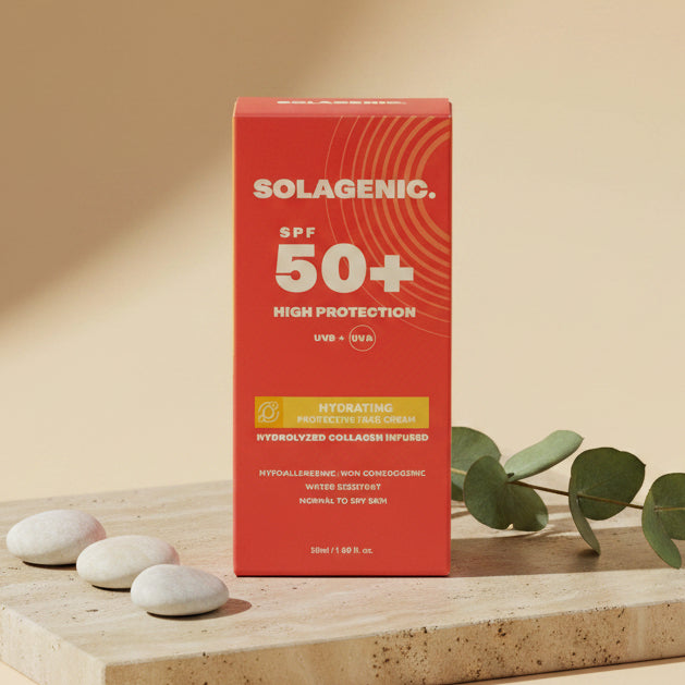 Solagenic SPF 50+ high protection. UVB+UVA