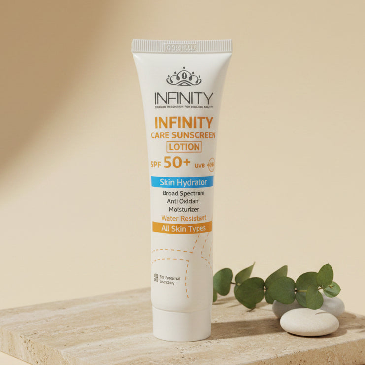 Infinity care sunscreen spf50+ UVB+UVA skin hydrator