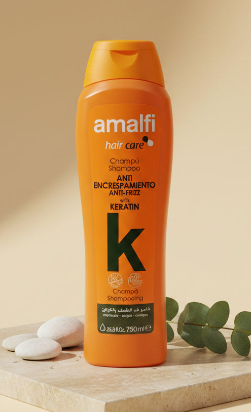 Amalfi hair care shampoo anti-frizz with keratin 750ml