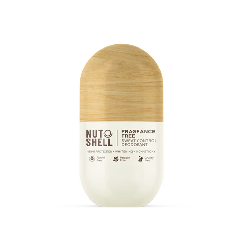 Nut Shell Fragrance Free Antiperspirant Roll-On