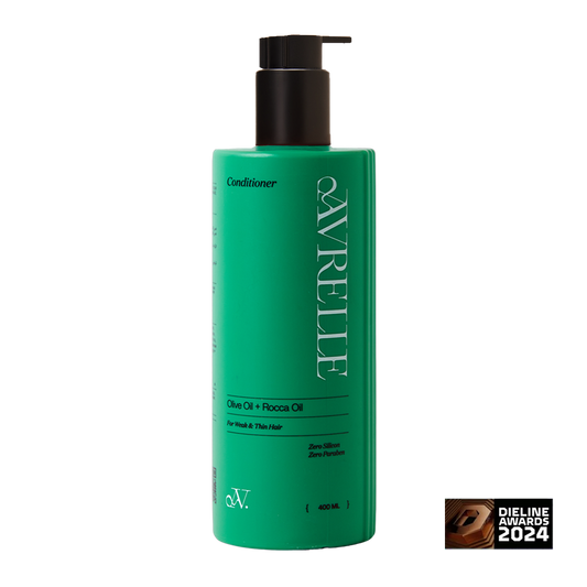 بلسم أفريل المرطب بزيت الزيتون + زيت الجرجير للشعر الضعيف والخفيف