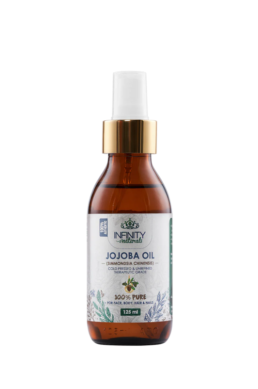 زيت الجوجوبا النقي 100% من إنفينيتي - معصور على البارد للبشرة والشعر (أصل مصري)