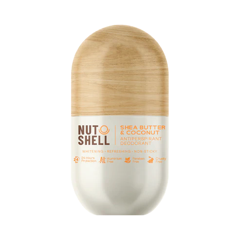 Nut Shell Shea Butter & Coconut Antiperspirant Roll-On