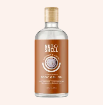 NUT SHELL COCONUT & COCOA BODY GEL OIL 250ML