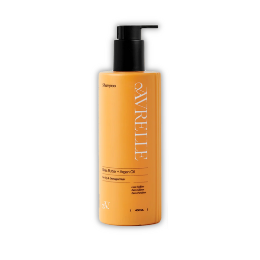 SHEA BUTTER + ARGAN OIL LOW SULFATE SHAMPOO FOR DRY AND DAMAGED HAIR