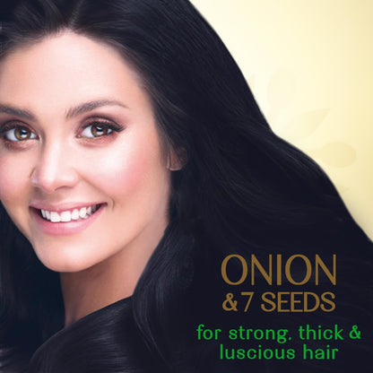 Herbsindia Onion & 7 Seeds Hair Oil – Nourish Tube 180ml