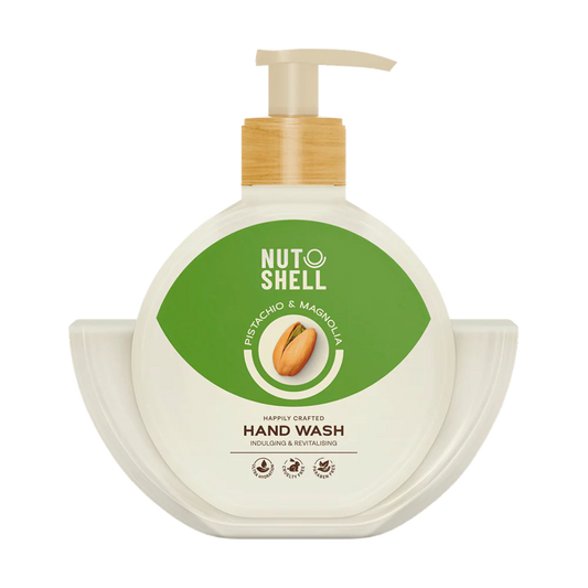 غسول يدوي برائحة الفستق الحلبي وقشرة الجوز والماغنوليا
