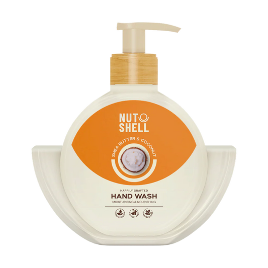 غسول اليدين بزبدة الشيا وقشر الجوز وجوز الهند