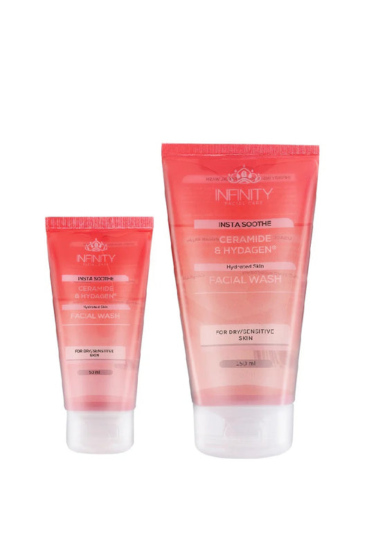 غسول الوجه إنستا سوث للعناية بالوجه من إنفينيتي، عبوة ترويجية 1+1