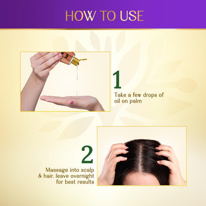 Herbsindia Onion & 7 Seeds Hair Oil – Nourish Tube 180ml