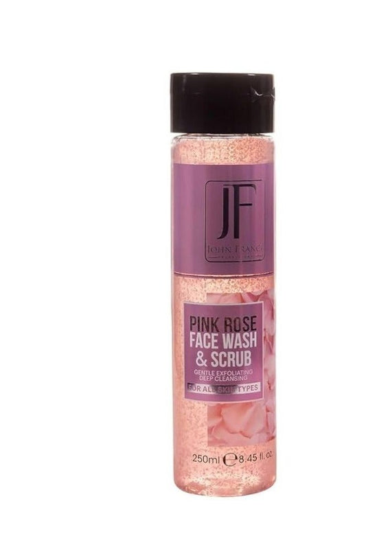 JF John France face wash & scrub pink rose 250 ml