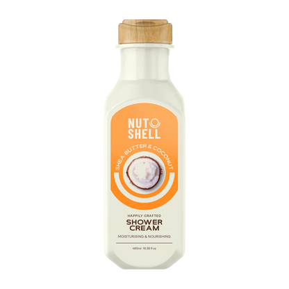 NUT SHELL SHEA BUTTER & COCONUT SHOWER CREAM 485ML