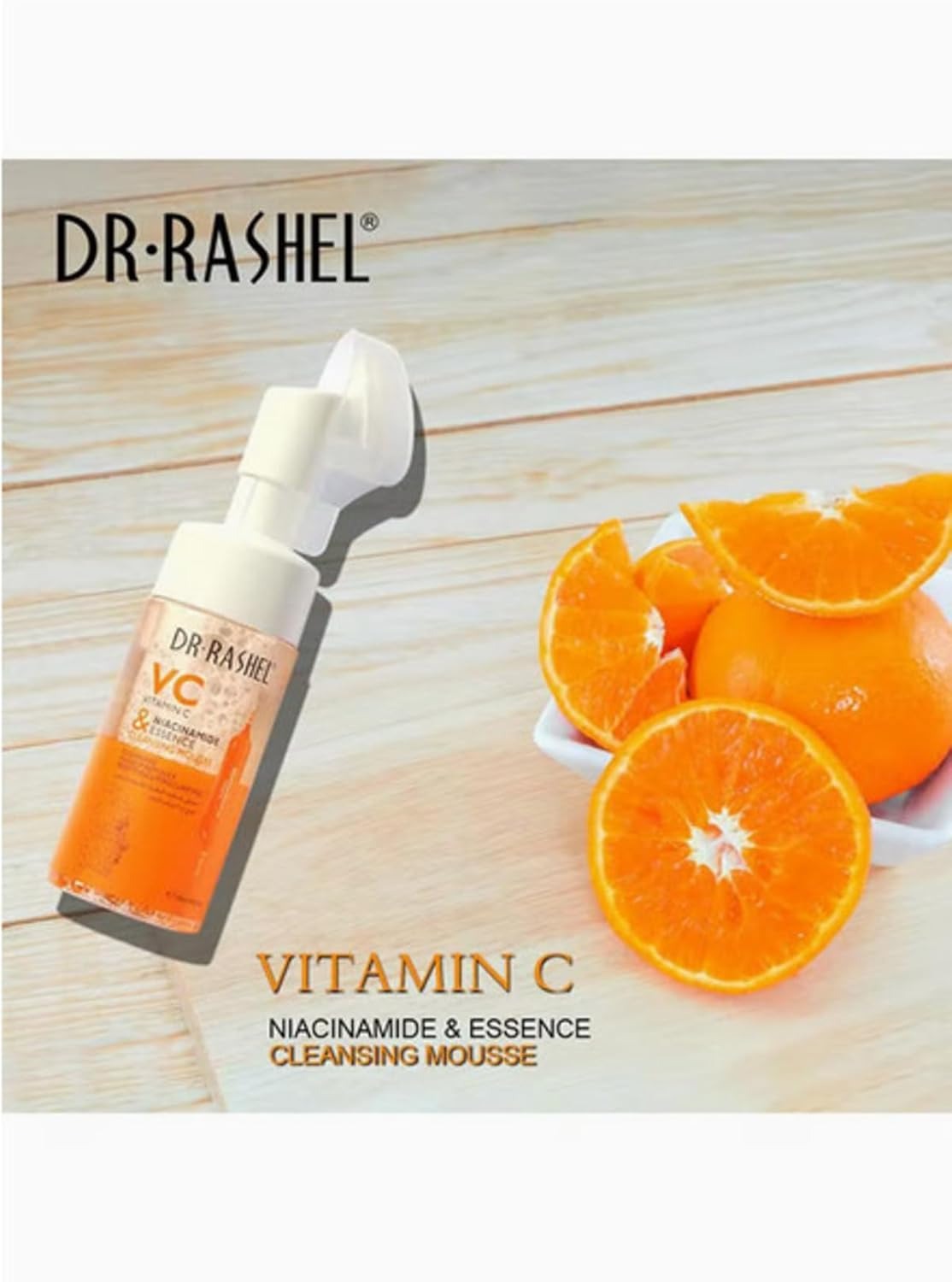 Dr. Rashel Vitamin C & Niacinamide Cleansing Mousse - Brightening & Pore Clarifying Foam