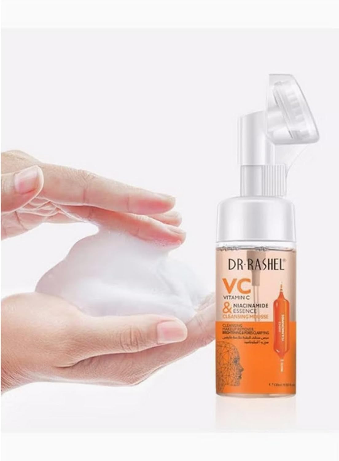 Dr. Rashel Vitamin C & Niacinamide Cleansing Mousse - Brightening & Pore Clarifying Foam