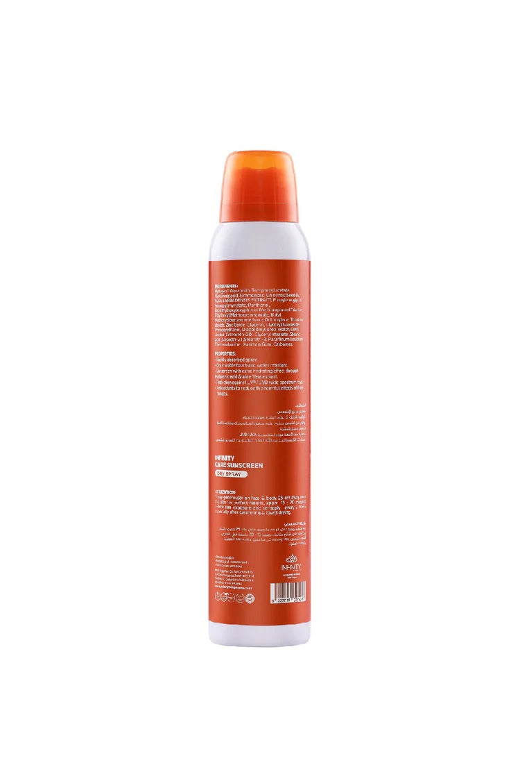 Infinity Care sunscreen Dry Spray SPF50+