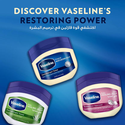 Vaseline Original Pure Petroleum Jelly - Skin Protectant & Moisturizer (100ml)