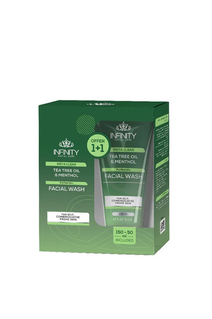 Infinity Facial Care Insta Clear Facial Wash - Promopack 1+1