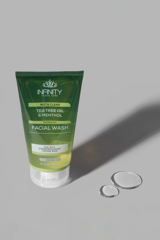 غسول الوجه إنستا كلير للعناية بالوجه من إنفينيتي - عبوة ترويجية ١+١