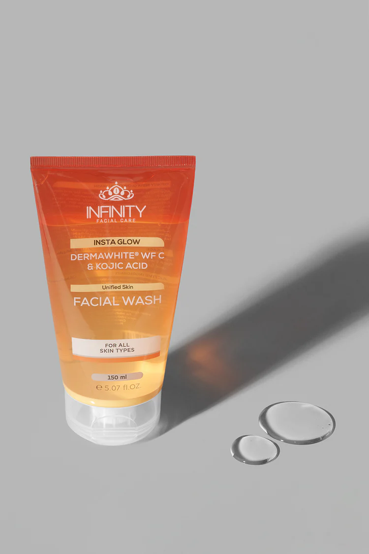 غسول الوجه إنستا جلو للعناية بالوجه من إنفينيتي، عبوة ترويجية 1+1