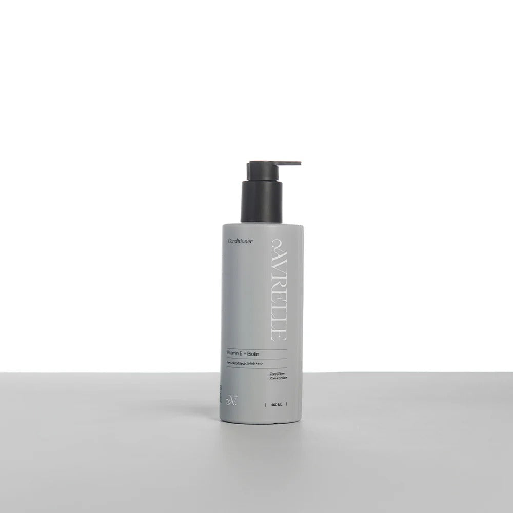 شامبو أفريل بزيت فيتامين إي + البيوتين منخفض الكبريتات للشعر غير الصحي والهش