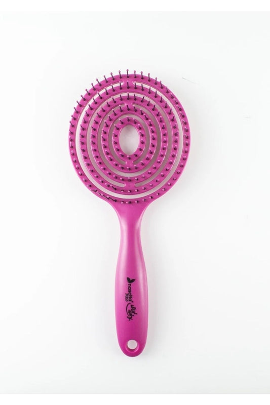 فرشاة ناسيتا برو لوليبوب لفتح ومسح الشعر - أداة احترافية لفك تشابك الشعر