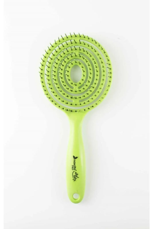 فرشاة ناسيتا برو لوليبوب لفتح ومسح الشعر - أداة احترافية لفك تشابك الشعر