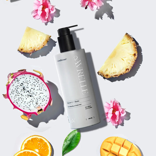 بلسم أفريل المرطب بزيت فيتامين إي والبيوتين للشعر غير الصحي والهش