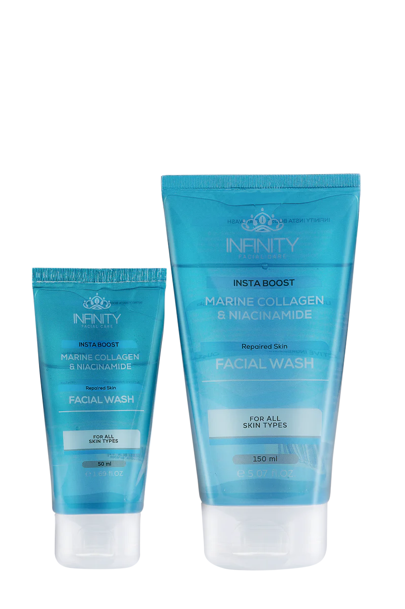 غسول الوجه إنستا بوست للعناية بالوجه من إنفينيتي - عبوة ترويجية 1+1