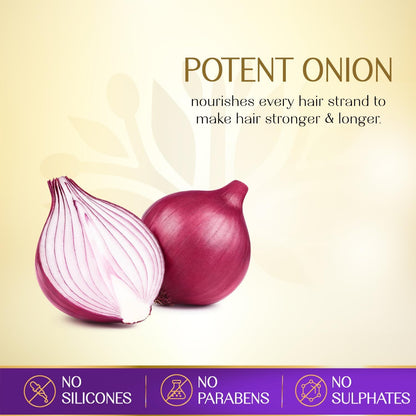Herbsindia Onion & 7 Seeds Hair Oil – Nourish Tube 180ml