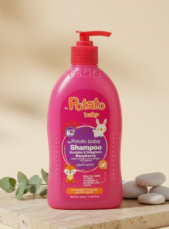 Potato baby shampoo raspberry 400ml